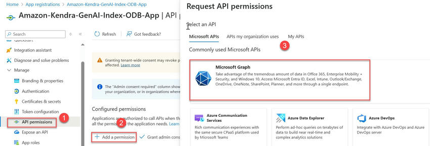 API permissions